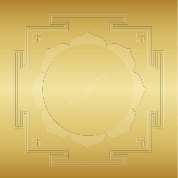 Lakshmi Yantra – Silver Gold Plated